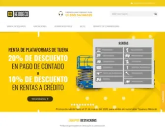 Hemoeco.com(Venta y Renta de maquinaria ligera para construcci) Screenshot