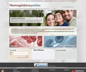 Hemoglobinopatiler.com(Anasayfa) Screenshot