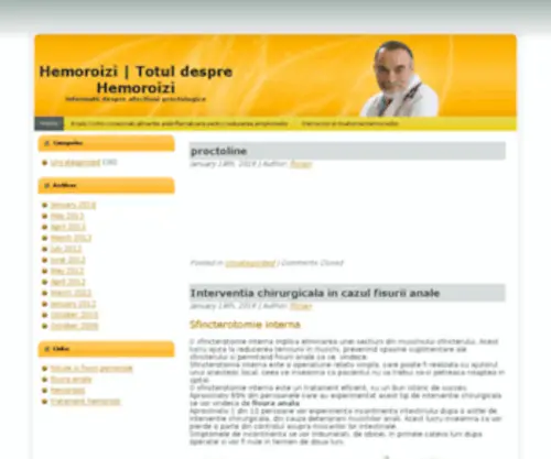 Hemoroizii.info.ro(Hemoroizii) Screenshot