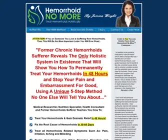 Hemorrhoidnomore.com(Cure Hemorrhoids Holistically) Screenshot
