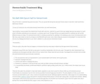 Hemorrhoidstreatmentblog.net(Hemorrhoids Treatment) Screenshot