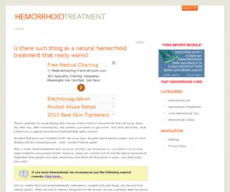 Hemorrhoidtreatment.info(Hemorrhoid Treatment Guide) Screenshot