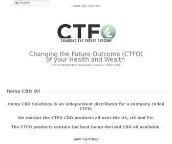 Hemp-CBD.solutions(Hemp CBD Oil and Hemp CBD Products) Screenshot