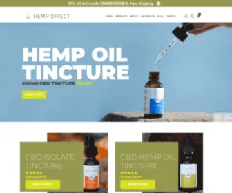 Hemp-Direct.com(Hemp Direct) Screenshot