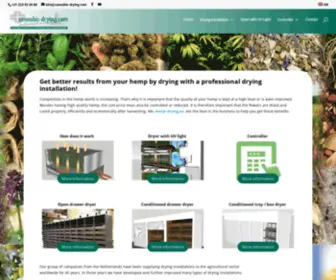 Hemp-Drying.eu(Competition in the hemp world) Screenshot