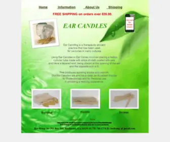 Hemp-EAR-Candles.com(Bee Hemp Ear Candles) Screenshot