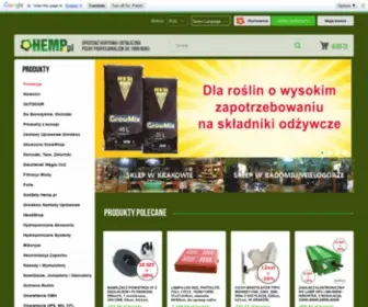 Hemp.pl(Internetowy sklep ogrodniczy z produktami do uprawy roślin I NIE TYLKO ;)) Screenshot