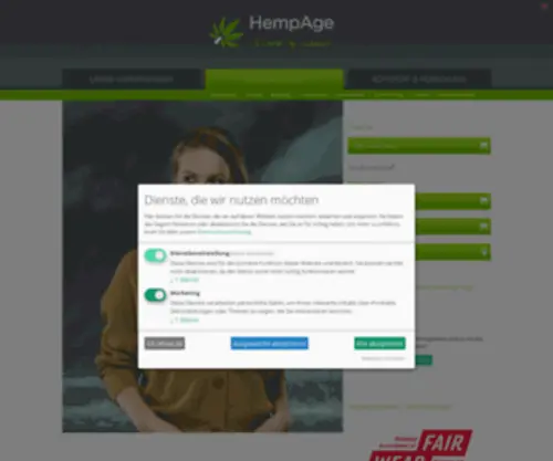 Hempage.com(HempAge AG) Screenshot