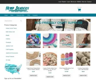 Hempbeadery.com(Hemp Craft Products) Screenshot