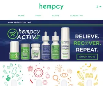 Hempcy.com(Hempcy CBD) Screenshot