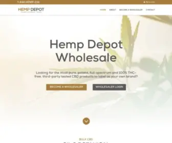 Hempdepotwholesale.com(Hempdepotwholesale) Screenshot