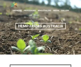 Hempfarmsaustralia.com.au(Seeding a sustainable future) Screenshot