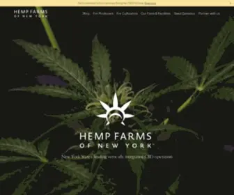 Hempfarmsofny.com(Hemp Farms of New York) Screenshot