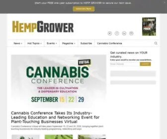 Hempgrower.com(Supporting legal hemp cultivators with) Screenshot