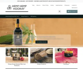 Hemphemphooray.com.au(Hemp Skincare Est) Screenshot