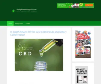 Hempirestateorganix.com(The Best of CBD) Screenshot