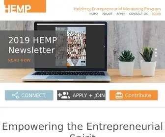 Hempkc.org(Helzberg Entrepreneurial Mentoring Program) Screenshot