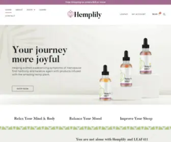 Hemplily.com(Your CBD Oil Source in Lake Norman and Charlotte. High Quality CBD) Screenshot