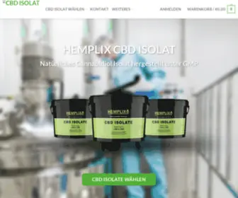 Hemplix-Isolat.ch(Hemplix CBD Shop) Screenshot