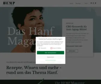 Hempmag.de(HEMP Magazine) Screenshot