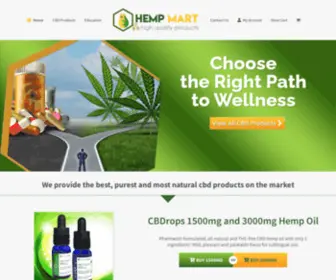 Hempmartfl.com(Hemp Mart) Screenshot