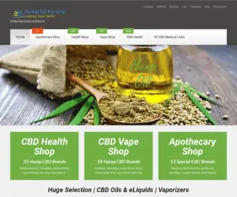 Hempoilfactory.com(HempOil Benefits of High Potency CBD Hemp) Screenshot