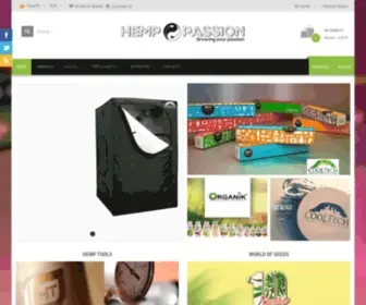 Hemppassion.com(Distribuidor y Mayorista de productos para Growshop) Screenshot