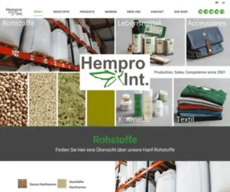 Hempro.de(Startseite) Screenshot