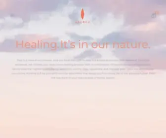 Hempsacred.com(It's in our nature) Screenshot