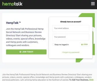 Hemptalk.com(HempTalk ®) Screenshot