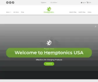 Hemptonicsusa.com(Hemptonics USA) Screenshot