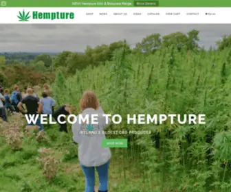 Hempture.ie(Ireland's oldest CBD producer) Screenshot