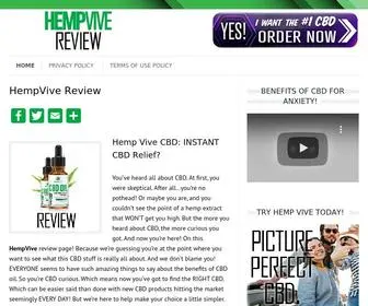 HempVive.org(Try HempVive CBD Oil) Screenshot