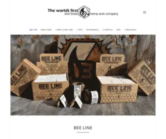 Hempwickbeeline.com(The World's First & Finest Hemp Wick Company) Screenshot
