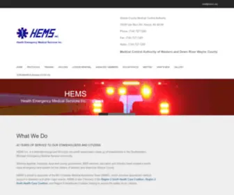 Hems.org(Health Emergency Medical Services) Screenshot