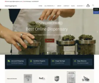 Hemspharm.com(Buy Cannabis Online) Screenshot