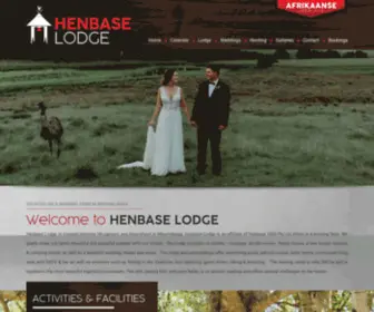 Henbase.co.za(Henbase Lodge) Screenshot