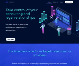 Hence.ai(Take control of your consulting and legal relationships) Screenshot
