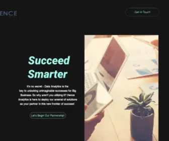 Henceanalytics.com(Hence Analytics) Screenshot