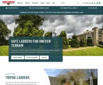 Henchman.co.uk(Tripod Ladders & Safe Working Platforms) Screenshot