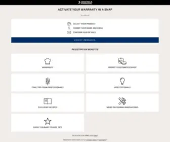 Henckels-Activate.com(Product Registration) Screenshot