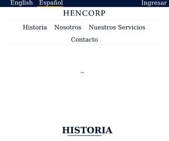 Hencorp.com(Servicios Financieros) Screenshot