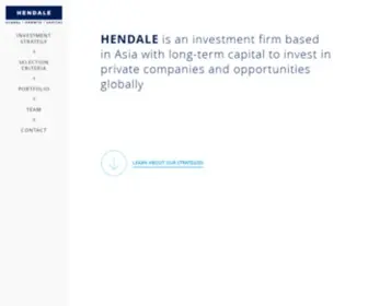 Hendale.com(Hendale Capital) Screenshot