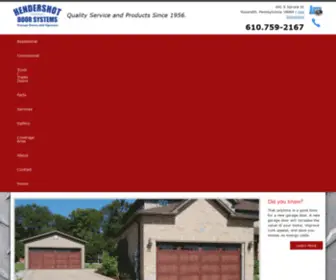 Hendershotdoors.com(Hendershot Door Systems Inc) Screenshot