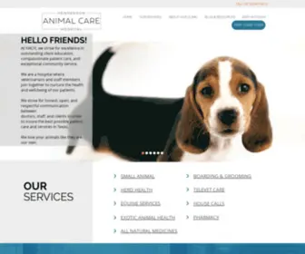 Hendersonanimalcaretx.com(Henderson Animal Care Hospital) Screenshot