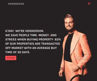 Henderson.com.au(Buyers Advocacy Sydney & Newcastle) Screenshot