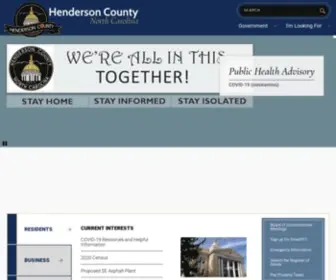 Hendersoncountync.org(Henderson County North Carolina) Screenshot