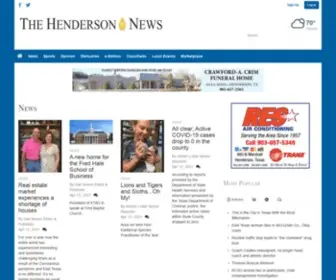 Hendersondailynews.com(The henderson news) Screenshot