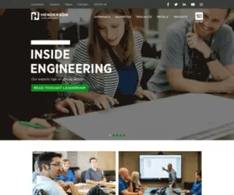 Hendersonengineers.com(A Leading Engineering Design Firm) Screenshot