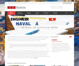 Hendersongroup.org(Marine Consultancy) Screenshot